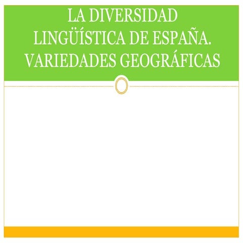 La diversidad lingüistica de España