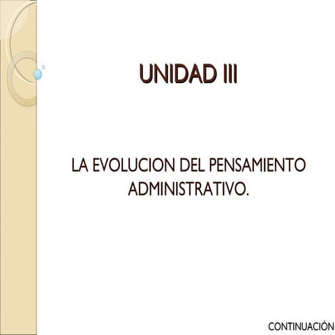 UNIDAD III