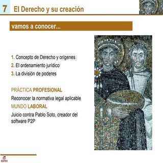 Unidad 07 el derecho y su creación