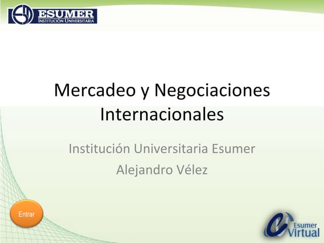 Unidad 0 Mercado Internacional