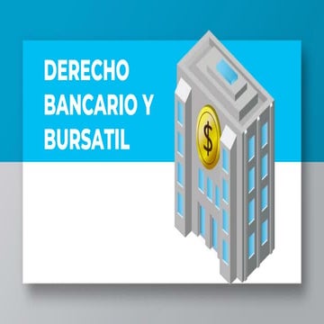 Nociones generales del derecho bancario y bursátil 