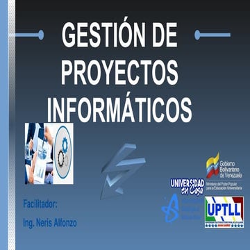 Introducción a la Gestión de Proyectos Informáticos