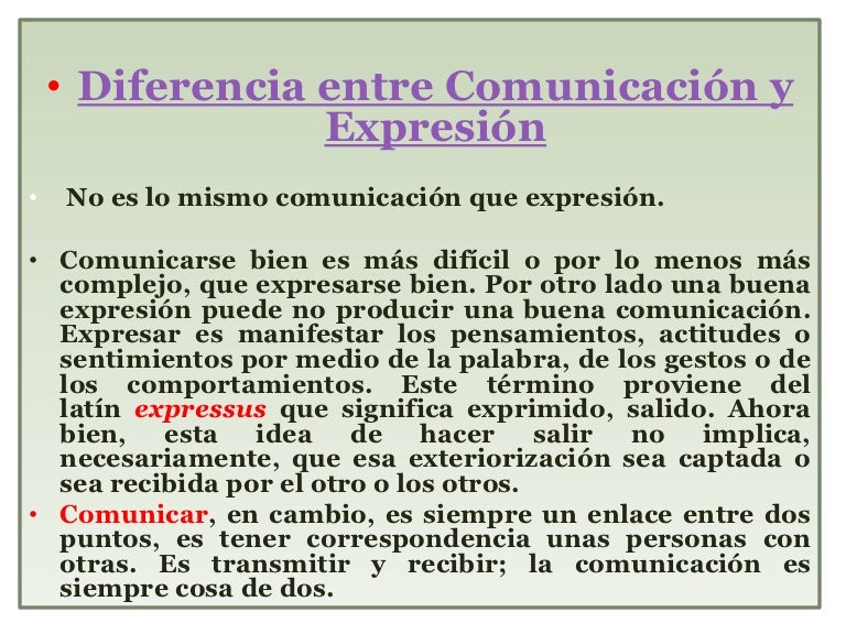 Cual Es La Diferencia Entre Comunicar E Informar Esta