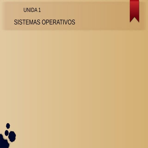 Unidad 1   sistemas operativos