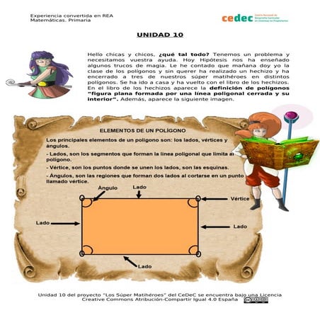 Los Super Matihéroes. Unidad 10: Polígonos, triángulos y cuadriláteros