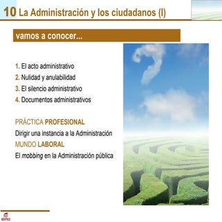 Unidad 10 la administración y los c...