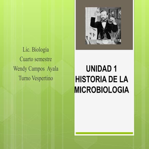 Unidad 1 historia de la microbiologia