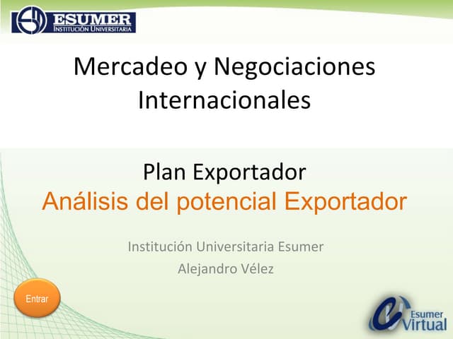 Unidad1 Mercado Internacional
