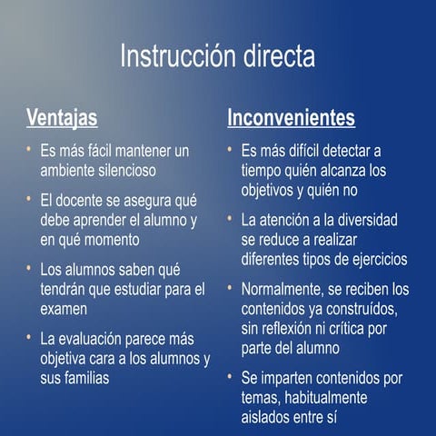 ABP frente a Instrucción Directa. MOOC ABP