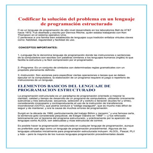 Programación estructurada | PPTX