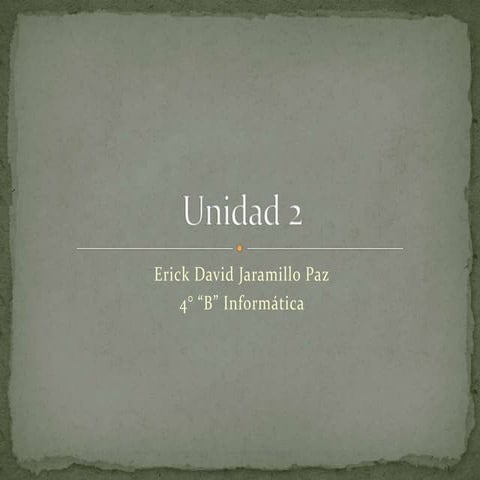 Unidad 2