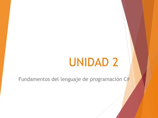 Unidad 2