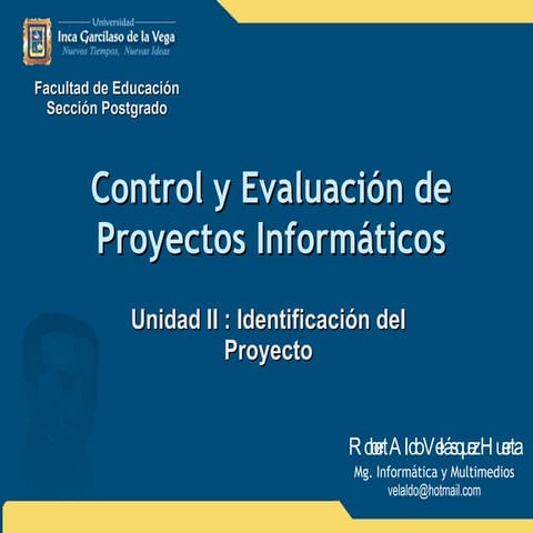 Identificacion del proyecto