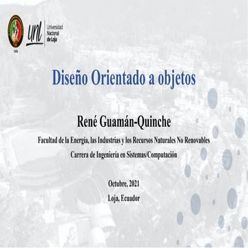 Unidad 2 diseño orientado a objetos