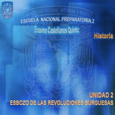 Unidad 2 esbozo de las revoluciones burguesas