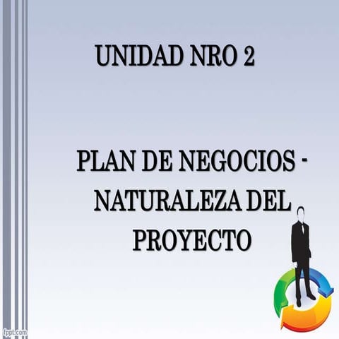 Unidad 2 naturaleza del proyecto
