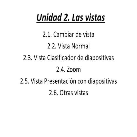 Unidad 2 vistas