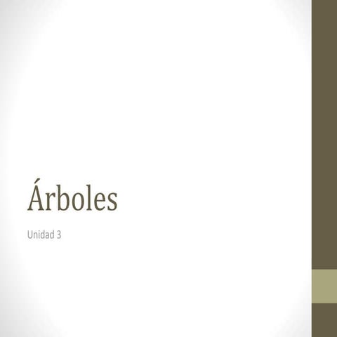 Árboles binarios, ABB y AVL