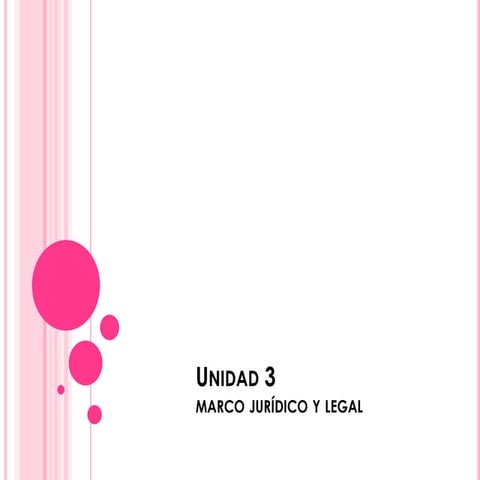Marco jurídico y legal
