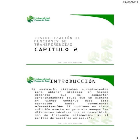 Unidad 3 c2-control/DISCRETIZACION DE FUNCIONES DE TRANSFERENCIA