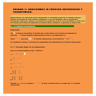 Unidad 3 analicemos la funcion expo...