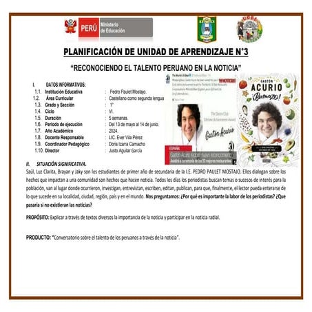 UNIDAD 1 Y 2 PRIMERO del area de comunicacion.docx