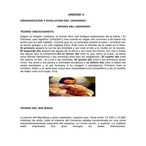 EL ORIGEN DEL UNIVERSO Y DE LA VIDA | PPT