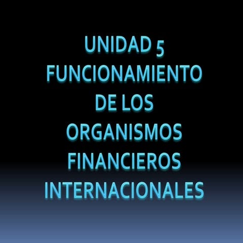 Unidad 5