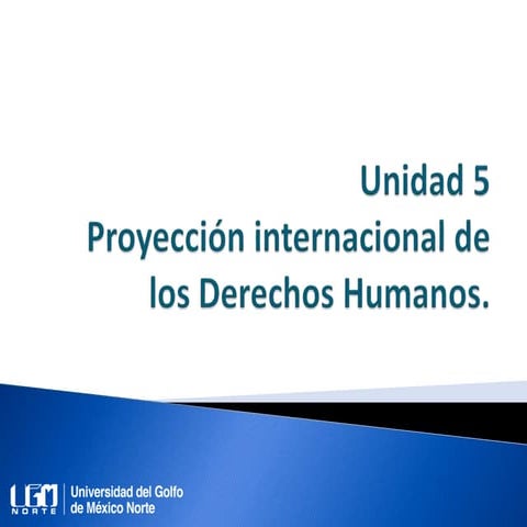 Unidad 5 Derechos humanos | PPTX
