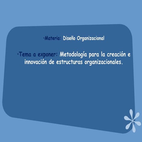 Unidad 5 diseño organizacional