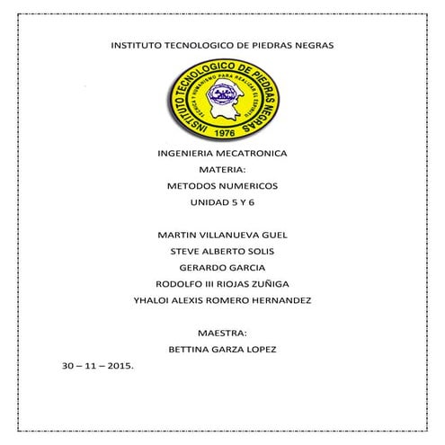 Unidad 5 y 6 itpn blog