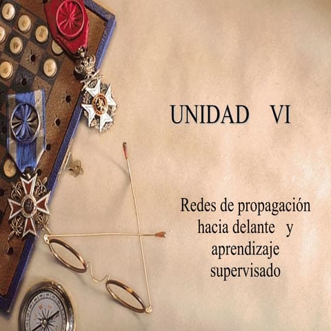 Redes de propagación hacia delante   y aprendizaje supervisado