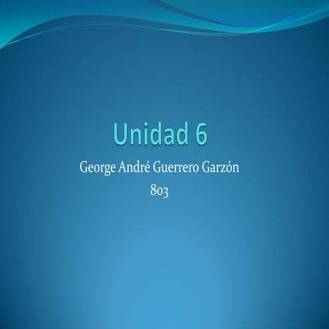 Unidad 6