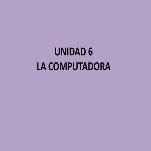 Unidad 6