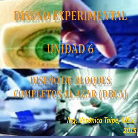 Unidad 6. Diseño de Bloques Completos al Azar