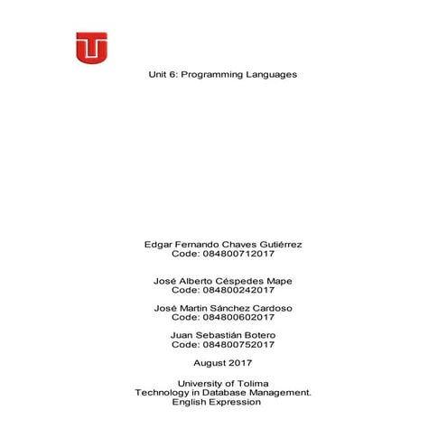 English for programmers 1 | PDF