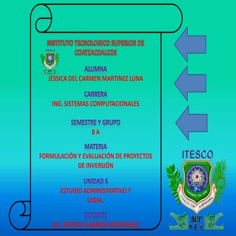 Unidad 6 estudio administrativo y legal