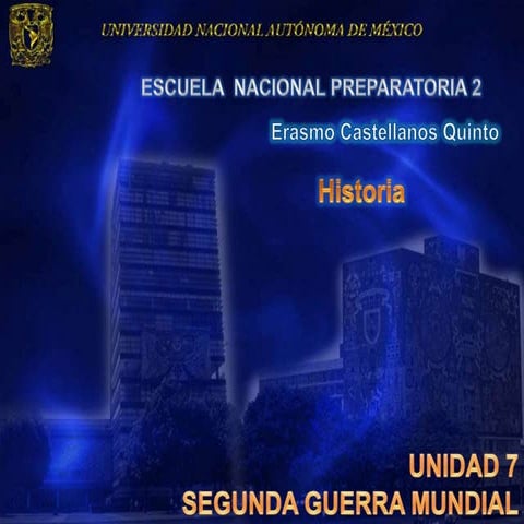 Unidad 7 la segunda guerra mundial