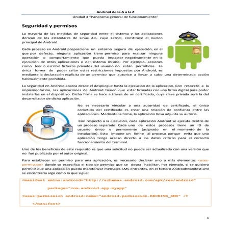Android de la A a la Z - Unidad 8