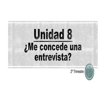 Unidad 8