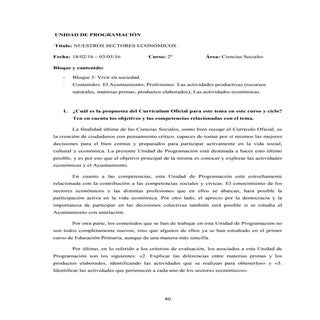 Unidad Didáctica: Los sectores ecón...