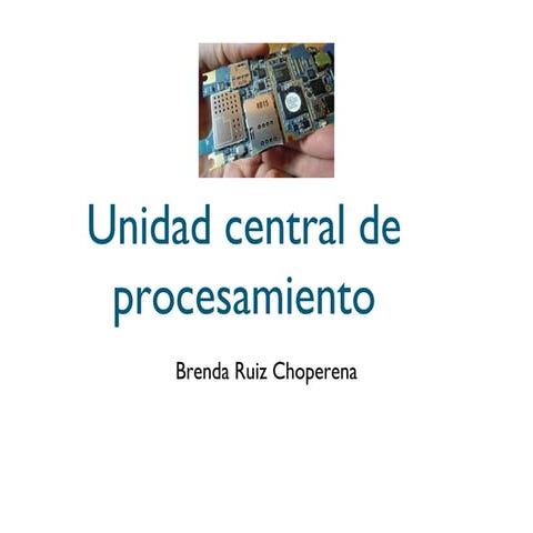 Unidad central PPT