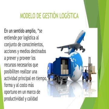 Modelo de gestión logística | PPTX