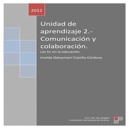 Unidad de aprendizaje 2