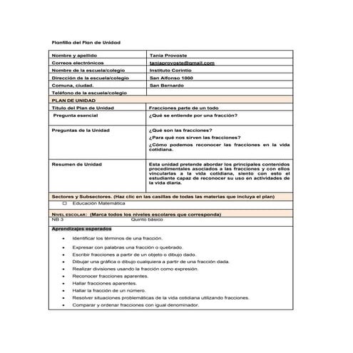 Unidad de fracciones