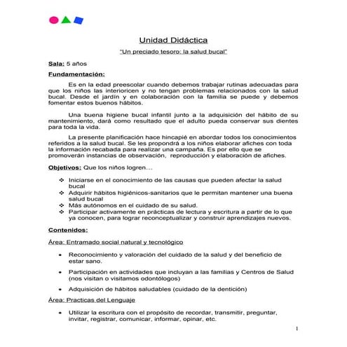 Unidad de la salud bucal