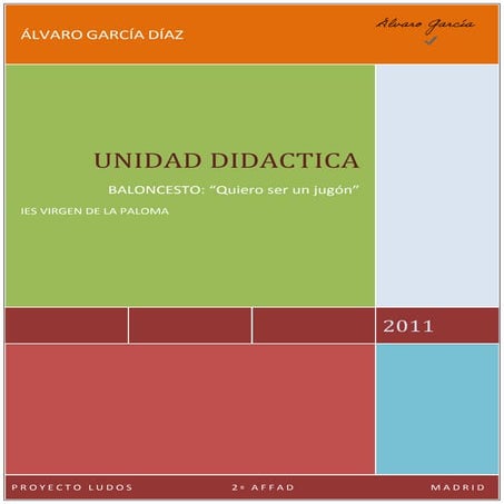 Unidad didactica baloncesto