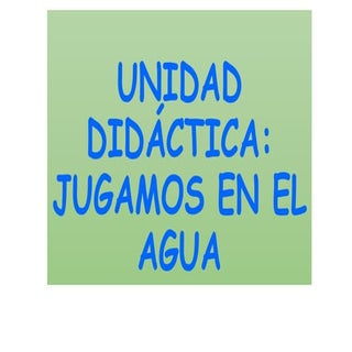 Unidad didáctica me divierto en el ...