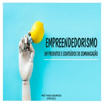 Introdução ao Empreendedorismo