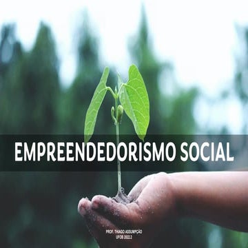 Empreendedorismo Social